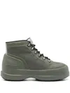 Moon Boot Luna Treck Boots In Green