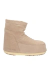 Moon Boot Man Ankle Boots Beige Size 9-10.5 Leather