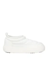 Moon Boot Man Ankle Boots White Size 9 Textile Fibers In White