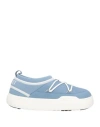 Moon Boot Man Sneakers Sky Blue Size 9 Textile Fibers In Blue