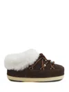 Moon Boot Mb Evx Mule Suede Beads In Black