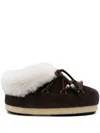 Moon Boot Mb Evx Mule Suede Beads In Black