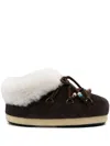 Moon Boot Mb Evx Mule Suede Beads In Black