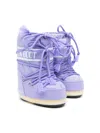 Moon Boot Icon Tall Nylon Snow Boots In Purple