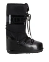 Moon Boot Icon Glance Satin Snow Boots In Black