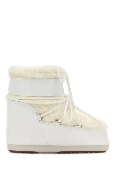 Moon Boot Mb Icon Low Faux Fur-4244 Nd  Male,female In White