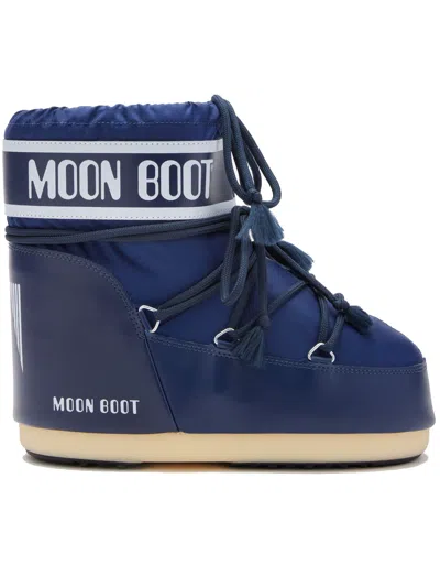 Moon Boot Icon Low Nylon Boots In Blue