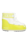 Moon Boot Mb Icon Low Nylon Man Ankle Boots Lime Green Size 9-10.5 Polyamide, Pvc - Polyvinyl Chlori In Yellow