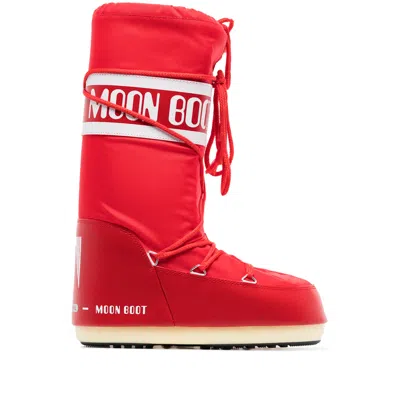 Moon Boot Mb Icon Nylon In Red