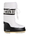 MOON BOOT MOON BOOT MB ICON NYLON WOMAN BOOT WHITE SIZE 8-9.5 POLYAMIDE, PVC - POLYVINYL CHLORIDE