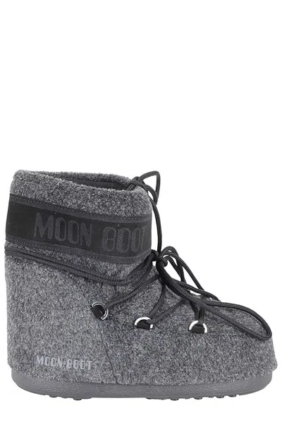 Moon Boot Mb Icon Low Felt Black Melange