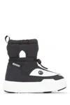 Moon Boot Park Strap Panda Face Snow Boots In Black