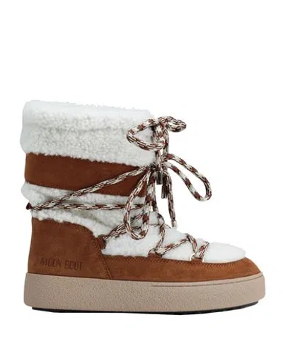Moon Boot Mb Ltrack Shea In Whisky Off White