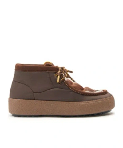 Moon Boot Mb Ltrack Wallaby Mid Pony Brown/cow Print