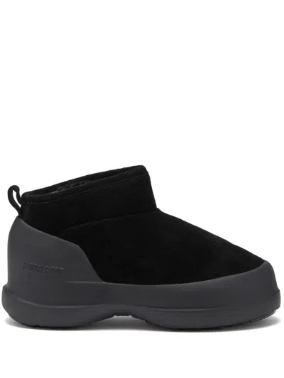 Moon Boot Mb Luna Low Boot Suede Boots In Black