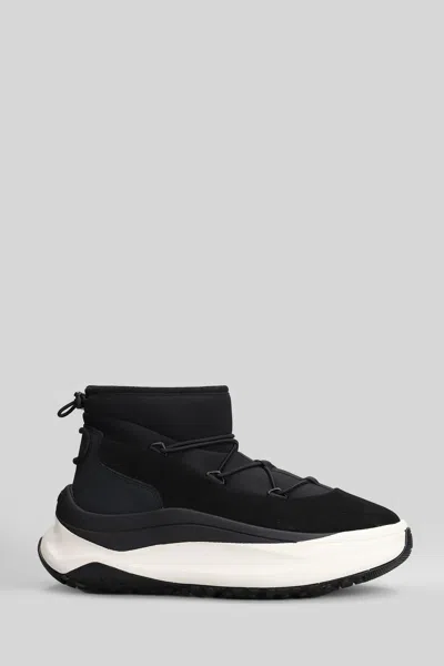MOON BOOT MB MOON247 SLIP ON SNEAKERS IN BLACK POLYESTER