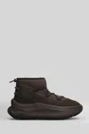 Moon Boot Mb Moon247 Slip On Sneakers In Brown Polyester In Brown