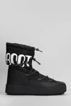 Moon Boot Mb Mrack Polar Ankle Boots In Black Nylon In Black