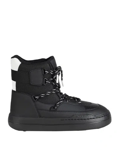 Moon Boot Mb Park Sneaker Boot Woman Ankle Boots Black Size 6 Polyurethane, Polyester