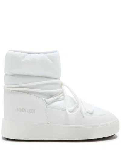 Moon Boot Mb Track Lace-up Boots In White