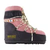 Moon Boot Mb X Gir Icon Low Ankle Boots  Leather Pink In Pink