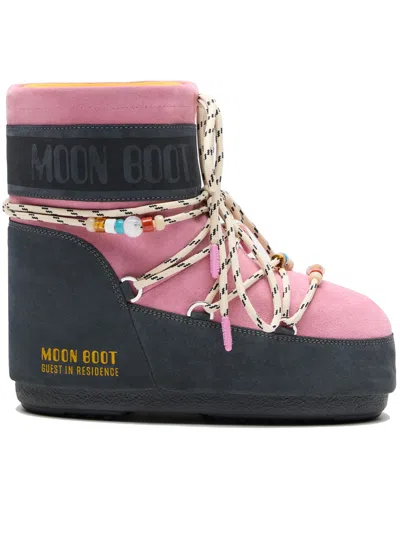 MOON BOOT MB X GIR ICON LOW SUEDE BEADS