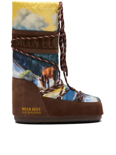 Moon Boot Mb X Gir Icon Postcard In Multi