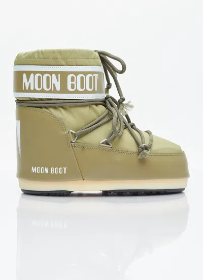 Moon Boot Men Classic Snow Boots In Green