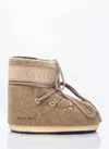 Moon Boot Men Icon Felt Low Boots In White