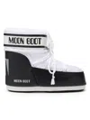 Moon Boot Low Snow Boots Flat Sole Padded Design In White