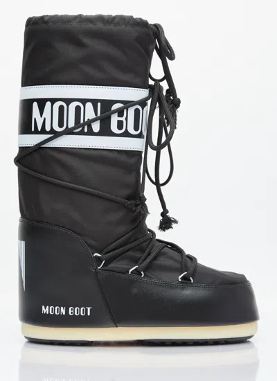 Moon Boot Men Icon Snow Boots In Black