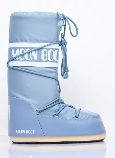 Moon Boot Men Icon Snow Boots In Blue