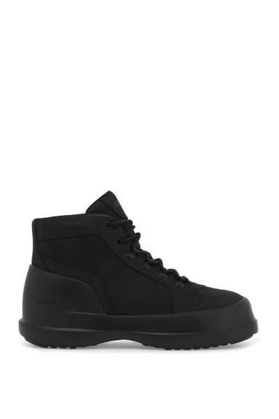Moon Boot Black Luna Trek Mid Nubuck Boots