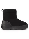 Moon Boot Men's Mb Mezzaluna Suede Boots In Black