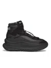 Moon Boot Black Polyester Athletic Sneakers In Black