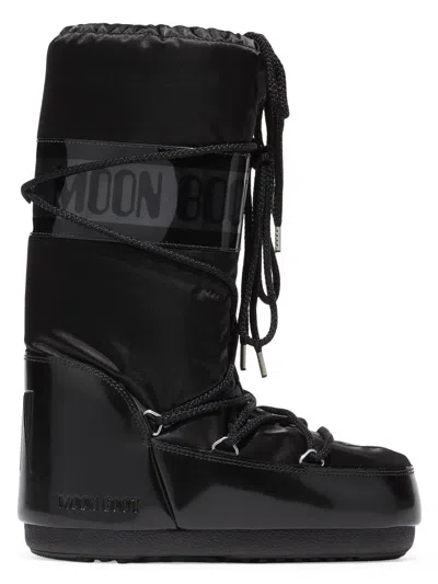 Moon Boot Men's Unisex Core Icon Glance Snow Boots In Black