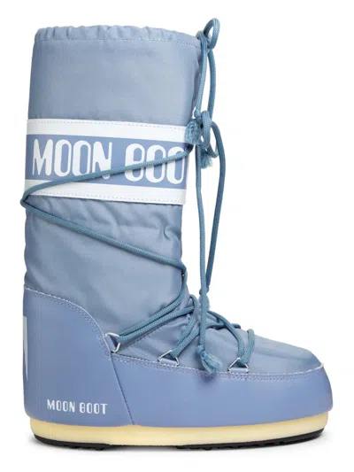 Moon Boot Men's Unisex Icon Nylon Boots In Blue