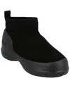 Moon Boot Mezzaluna Suede Ankle Boots Pull Tab In Black