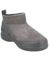 Moon Boot Mb Luna Low Boot In Elegant Antracite With Minimalist Design In Gray
