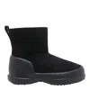 Moon Boot Mezzaluna Mid Suede Boots In Black