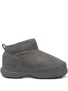 Moon Boot Mezzaluna Rain Boots In Gray