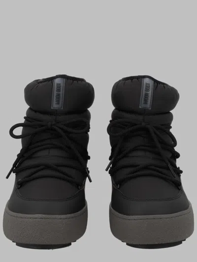 Moon Boot Mini Unisex Boots In Black