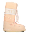 Moon Boot Nylon Man Knee Boots Blush Size 9-10.5 Textile Fibers In Pink