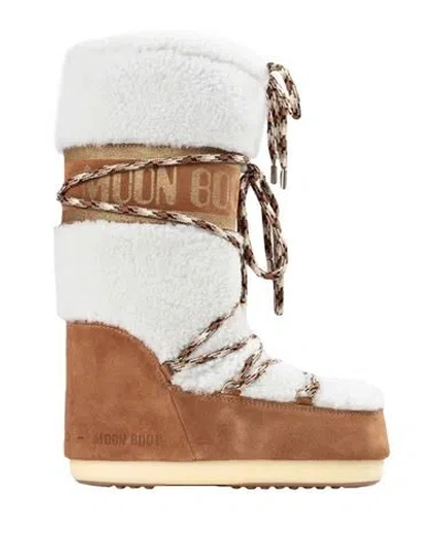 MOON BOOT MOON BOOT MOON BOOT SHEARLING WOMAN BOOT BEIGE SIZE 4.5-7 SHEARLING,11961715EV 4