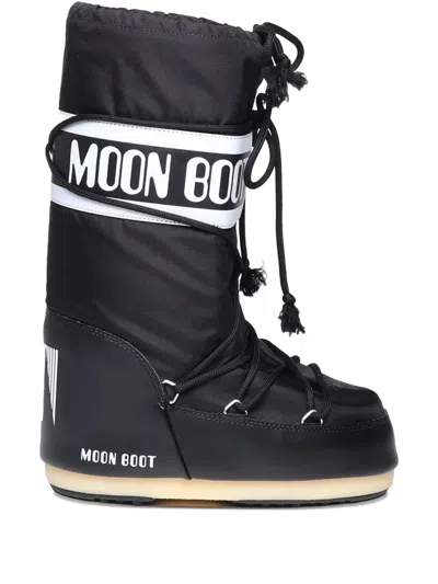 Moon Boot Moon Lace-up Boots In Black