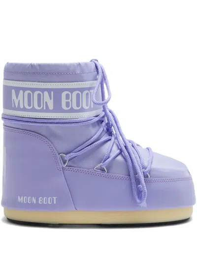 Moon Boot Moon Lace-up Snow Boots In Blue
