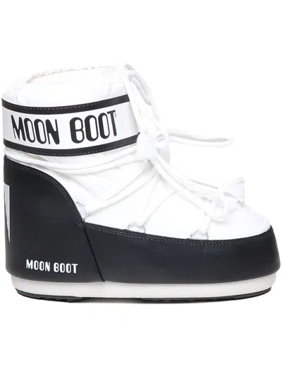 Moon Boot Moon Logo-lettering Boots In Black