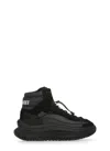 Moon Boot Black Moon247 Xlace Mid Sneakers In Black