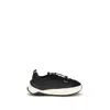 Moon Boot Blackwhite Round Toe Sneakers In Black