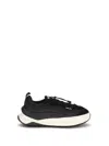 Moon Boot Blackwhite Round Toe Sneakers In Black